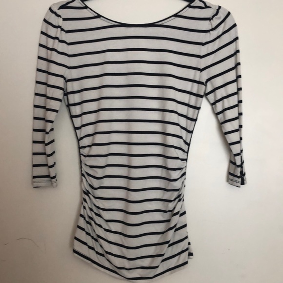 White House Black Market Tops - White House black market striped shirt
